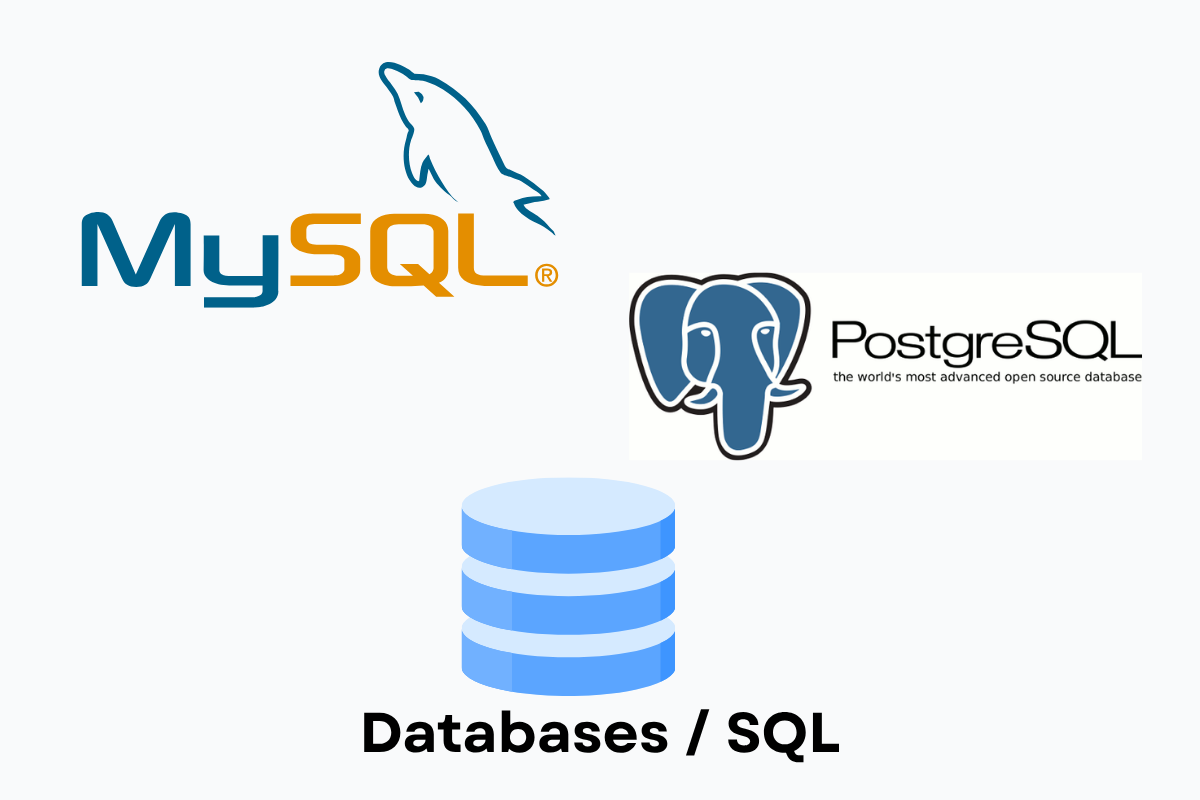 SQL and database logos